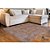 Tapete para Sala Realce Jardim 72 Bege 1,00X1,50M - Imagem 2