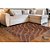 Tapete para Sala Realce Falesia 79 Caramelo 1,50X2,00M - Imagem 2