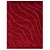 Tapete para Sala Realce Falesia 10 Vermelho 2,00X2,50M - Imagem 1