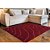 Tapete para Sala Realce Falesia 10 Vermelho 2,00X2,50M - Imagem 2