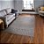 Tapete para Sala Realce Eden 51 Cinza 2,00X2,50M - Imagem 2