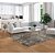 Tapete para Sala Herat Capri 3406-E Cinza 1,50X2,00M - Imagem 2