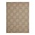 Tapete para Sala Funcional Corrente 72 Bege 1,00X1,50M - Imagem 1