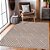 Tapete para Sala Frida 06 Cinza 1,40X2,00M - Edantex - Imagem 2
