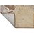 Tapete para Sala Detalhe Renda Marrom-Bege 1,50X2,00M - Imagem 5