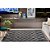 Tapete para Sala Classic Chain 56 Chumbo 1,00X1,50M - Imagem 2