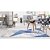 Tapete para Sala Belga Liege 4 Azul-Bege 1,00X1,40M - Imagem 2