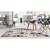 Tapete para Sala Belga Liege 2 Bege-Cinza 1,40X2,00M - Imagem 2