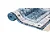 Tapete para Sala Belga Bruxelas 9 Azul 1,40X2,00M - Edantex - Imagem 4