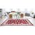 Tapete para Sala Belga Bruxelas 6 Vermelho 1,00X1,40M - Imagem 2