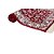 Tapete para Sala Belga Bruxelas 6 Vermelho 1,00X1,40M - Imagem 3