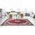 Tapete para Sala Belga Bruxelas 3 Vermelho 1,40X2,00M - Imagem 2