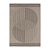 Passadeira Eco-Nature Organico 77 Bege-Chumbo 0,57X1,80M - Imagem 1