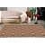 Passadeira Eco Nature Trancado 87 Bege-Marrom 0,57x1,80M - Imagem 2