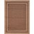 Passadeira Eco Nature Moldura 87 Bege-Marrom 0,57x1,80M - Imagem 1