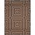 Passadeira Sisal Eco Nature Labirinto 56 Chumbo 0,57x1,80M - Imagem 1