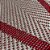 Passadeira Sisal Eco Nature Geo 67 Bege-Vermelho 0,57x1,80M - Imagem 4