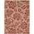 Passadeira Eco Nature Flora 67 Bege-Vermelho 0,57x1,80M - Imagem 1