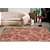 Passadeira Eco Nature Flora 67 Bege-Vermelho 0,57x1,80M - Imagem 2