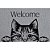 Capacho de Vinil Pet Cat Welcome 0,40X0,60M - Kapazi - Imagem 1