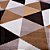 Tapete para Sala Geométrico Taupe 2,00X2,50M - Imagem 8
