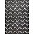 Tapete para Sala Soft Chevron Cinza Escuro 2,00X2,50M - Qaza - Imagem 1