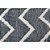 Tapete para Sala Soft Chevron Cinza Escuro 2,00X2,50M - Qaza - Imagem 4