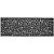 Passadeira de Cozinha Cleankasa Terrazzo Black 0,40X1,20M - Imagem 1