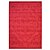 Tapete para Sala Realce Royal 10 Vermelho 1,00X1,50M - Imagem 1