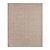 Tapete Sisal Buzios Areia 87 Bege-Marrom 1,00X1,50M - Imagem 1