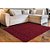 Tapete para Sala Realce Eden 10 Vermelho 1,50X2,00M - Imagem 2