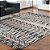 Tapete para Sala Belga Stillo 03 Bege 0,68X1,10M - Niazitex - Imagem 1