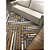 Tapete para sala Carter 04 Cinza-Bege-Amarelo 1,33X1,90M - Imagem 2