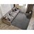 Tapete para Sala Realce Sand 52 Grafite 2,00X3,00M - Imagem 2
