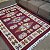Tapete Turco Kilim Antep Dupla Face 01 Vermelho 1,40X2,00M - Imagem 1