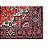 Tapete Sala Clássico Danubio 05 Vermelho-Verde 2,50X3,00M - Imagem 4
