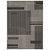 Passadeira Sisal Eco Nature Painel 77 Bege-Chumbo 0,57X1,80M - Imagem 1