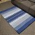 Tapete Indiano Kilim Basar Dupla Face Azul 1,00X1,40M - Imagem 2
