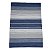 Tapete Indiano Kilim Basar Dupla Face Azul 1,00X1,40M - Imagem 1