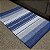 Tapete Indiano Kilim Basar Dupla Face Azul 0,60X0,90M - Imagem 4