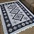 Tapete Turco Kilim Antep Dupla Face 02 Cinza 1,00X1,40M - Imagem 4
