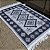 Tapete Turco Kilim Antep Dupla Face 02 Cinza 0,60X0,90M - Imagem 6