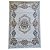 Tapete Antiderrapante Floral Jasmin 01 Bege 0,60X0,90M - Imagem 1