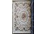 Tapete Antiderrapante Floral Jasmin 02 Bege 0,60X0,90M - Imagem 2