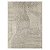 Tapete Sala Sisal Eco-Nature Roat 77 Bege-Chumbo 2,50X3,00M - Imagem 1