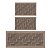 Kit Cozinha Sisal 3 peças Eco-Nature Sarja 77 Bege-Chumbo - Imagem 1