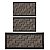 Kit Cozinha Sisal 3 peças Eco-Nature Sarja 56 Chumbo - Imagem 1