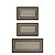 Kit Cozinha Sisal 3 peças Eco-Nature Moldura 70 Marrom - Imagem 1