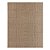 Tapete Sala Realce Eden 03 Creme Cotton 4,00X5,00M - Imagem 1