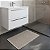 Tapete Antiderrapante Banheiro Waffle Bege 0,40X0,60M - Imagem 1